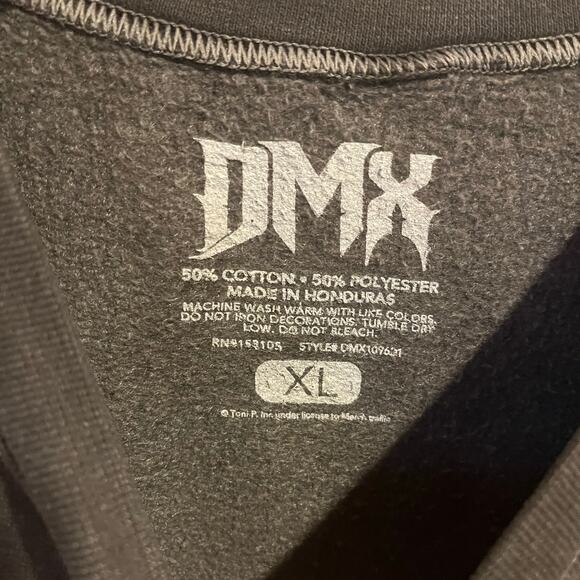 DMX Graphic Print Sweatshirt Gray Blue XL - Picture 3 of 4